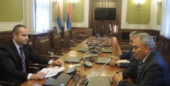 14. новембар 2016. Председник ПГП са Палестином у разговору са амбасадором Палестине у Србији